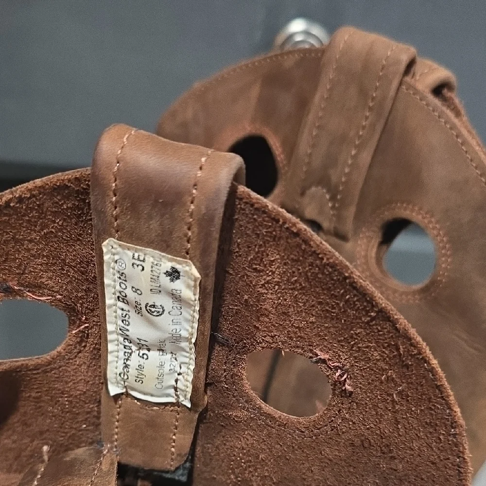 TC Dark Brown Western Boots - Picture 5 of 9